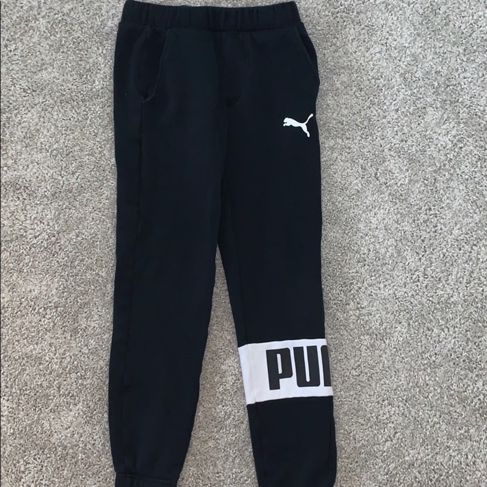 Black Puma Joggers